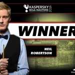 Riga Masters 2016 – Neil wins the season opener